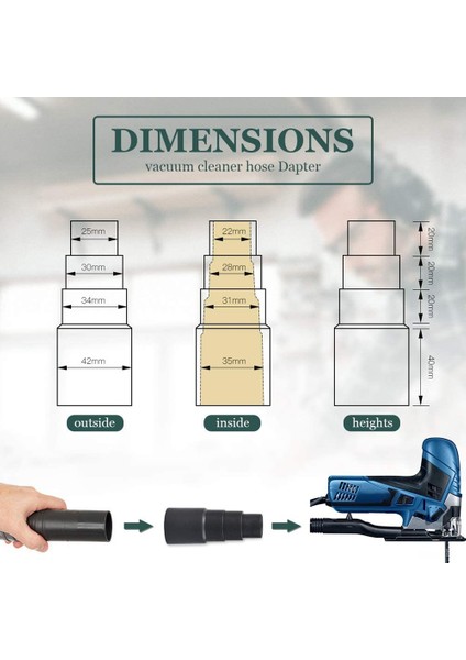 16 Adet Evrensel Elektrikli Süpürge Elektrikli Alet Adaptörü, Vakum Hortumu Adaptörü Toz Emme Elektrikli Süpürge Için Redüktör Hortumu (Yurt Dışından)