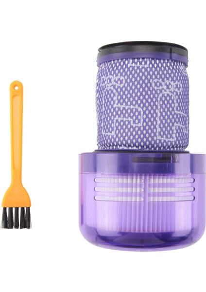 1 Adet Hepa Filtre V12 Elektrikli Süpürge Arka Filtre Yedek Yedek Parça Yıkanabilir Filtre Temizleme Fırçası ile (Yurt Dışından)