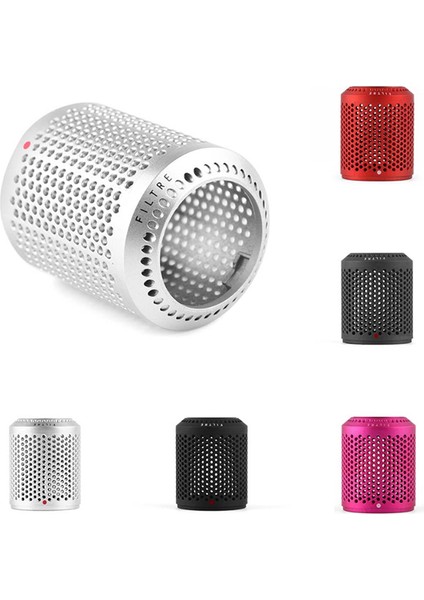 Saç Kurutma Makinesi Için Uygun HD01 HD03 HD08 Toz Geçirmez Dış Filtre Kapağı Elektrikli Süpürge Aksesuarları Gül Kırmızı (Yurt Dışından)