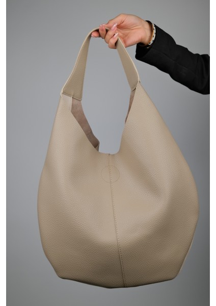Puja Bej Cilt Bej Süet Kadın Omuz Çantası fırsatları