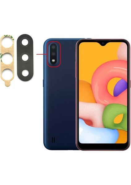 Samsung A01 Uyumlu Kamera Lensi Cam SM-A015F