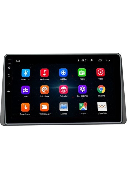 Dacia Duster (2018-2020) Android 12 Carplay Navigasyon Multimedya - 4gb Ram 32GB HDD