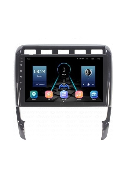 Porsche Cayenne (2003-2010) Android 12 Carplay Navigasyon Multimedya - 8gb Ram 128GB HDD