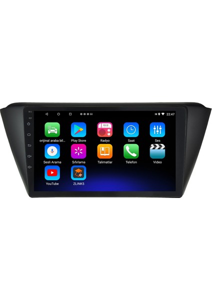 Celali Tuning Skoda Fabia (2015-2019) Android 12 Carplay Navigasyon Multimedya - 2gb Ram 32GB HDD