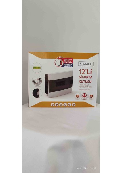 Sıvaaltı 12'li Sigorta Kutusu