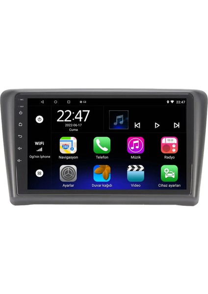 Skoda Rapid (2013-2018) Android 12 Carplay Navigasyon Multimedya - 2gb Ram 32GB HDD modelleri