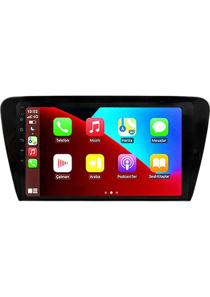 Skoda Octavia (2013-2019) Android 12 Carplay Navigasyon Multimedya - 4gb Ram 64GB HDD