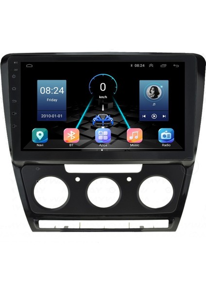 Skoda Octavia (2007-2014) Android 12 Carplay Navigasyon Multimedya - 8gb Ram 128GB HDD