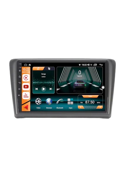 Skoda Rapid (2013-2018) Android 12 Carplay Navigasyon Multimedya - 2gb Ram 32GB HDD