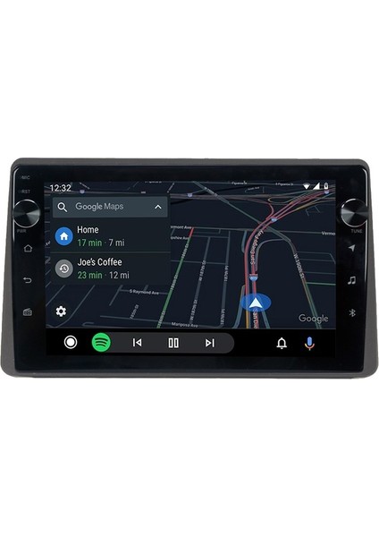 Dacia Duster (2021-2022) Android 12 Carplay Navigasyon Tuşlu Multimedya - 4gb Ram 64GB HDD