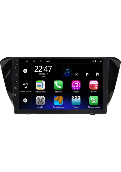 Skoda Superb (2015-2020) Android 12 Carplay Navigasyon Multimedya - 2gb Ram 32GB HDD