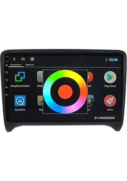 Audi Tt 2006-2013 Android 12 Carplay Navigasyon Multimedya - 2gb Ram 32GB HDD