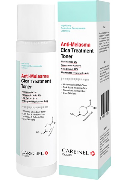 Anti-Melesma Cica Treatment Toner/ Cica Içeren Leke Karşıtı Tonik