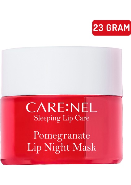 Pomegranate Lip Night Mask / Narlı Dudak Gece Maskesi 23 gr