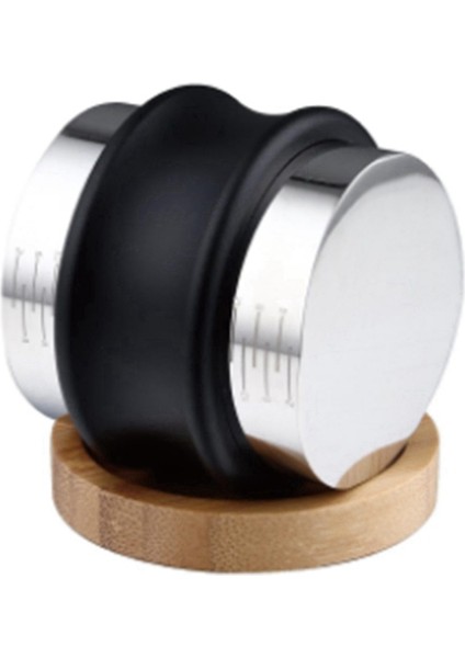 Kahve Dağıtıcı Sabotaj Çift Kafa Kahve Dengeleyici Ayarlanabilir Derinlik Espresso El Konik 54MM Portafilter (Yurt Dışından)