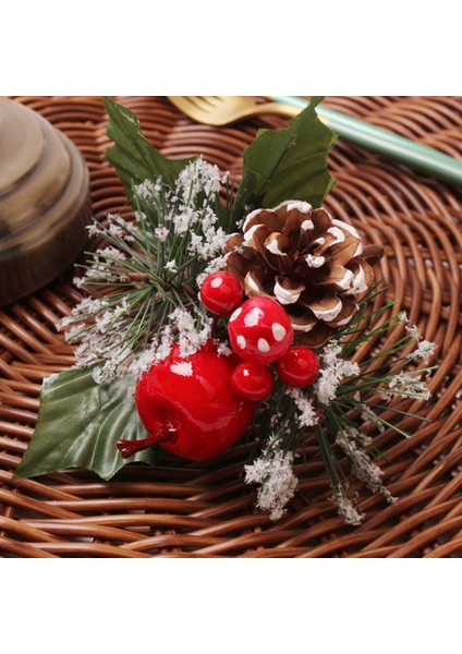 Masa Örtüsü Halkası Peçete Halkası Noel Masa Dekorasyonu Noel Ping Bir Meyve Peçete Tokası() (Yurt Dışından)
