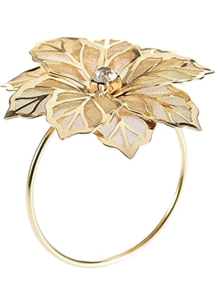 Paket Peçete Halkaları, Altın Peçete Halkaları Masa Süslemeleri Için Tokalar, Düğün, Akşam Yemeği, Parti, Dıy Dekorasyon, Altın (Yurt Dışından)