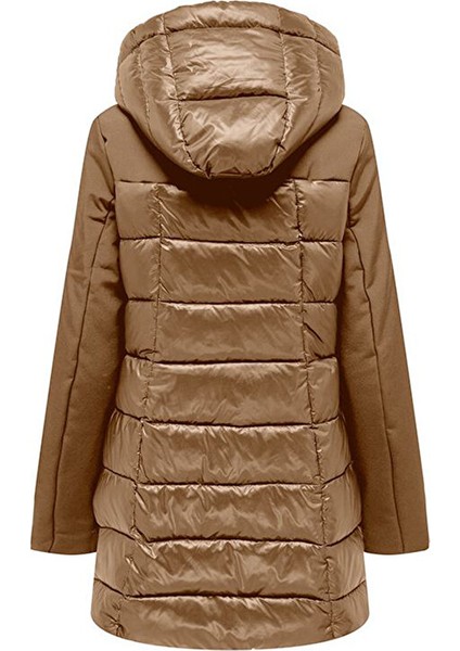 Onlsophie Mix Puffer cc Otw Kadın Günlük Mont 15294008-OTTER Kahverengi