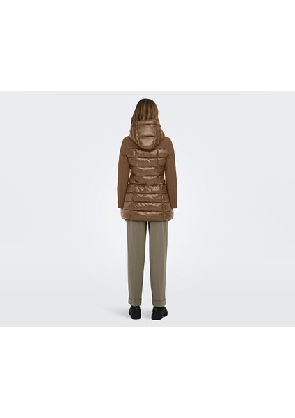 Onlsophie Mix Puffer cc Otw Kadın Günlük Mont 15294008-OTTER Kahverengi