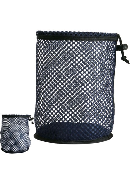 Golf Topu Çantası Ipli Kese Tutucu Açık Konteyner Golf Aksesuarı Spor Dia 22 cm Yükseklik 20 cm (Yurt Dışından) modelleri
