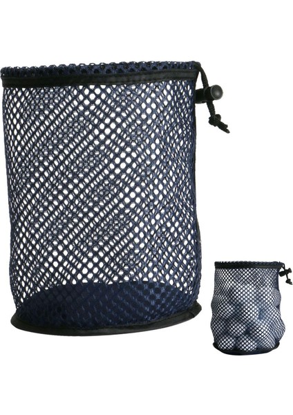 Golf Topu Çantası Ipli Kese Tutucu Açık Konteyner Golf Aksesuarı Spor Dia 22 cm Yükseklik 20 cm (Yurt Dışından) fırsatları