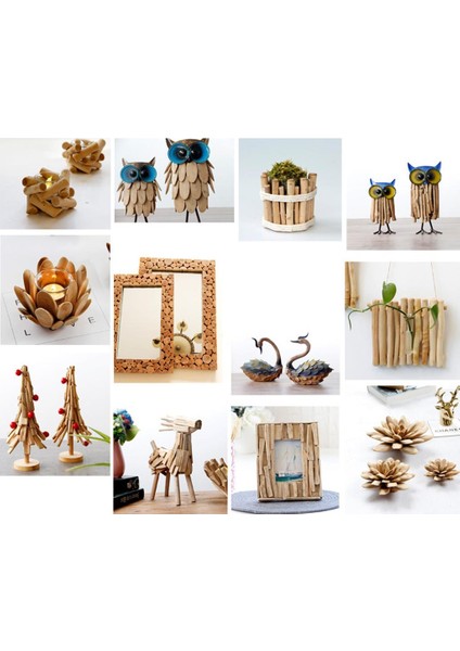 250G Driftwood Çubuklar/dilimler/bloklar/ El Yapımı Çubuk 8-10 cm (Yurt Dışından) fırsatları