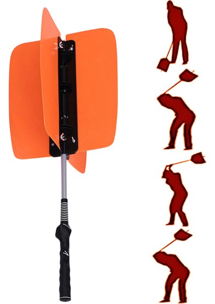Golf Direnç Antrenörü Swing Trainer Salıncak Fanı Swing-Güç Yardımcıları Aletler Turuncu (Yurt Dışından) modelleri