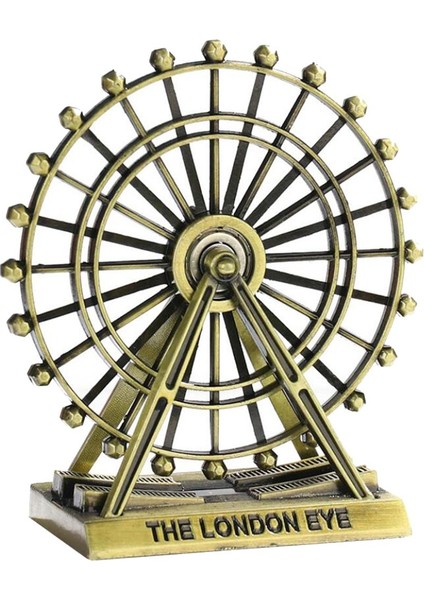 Klasik Tekerlek Inşaat Seti Dönen Süs Gökyüzü Çarkı Ev Dekorasyonu Bronz Xs (Yurt Dışından) modelleri