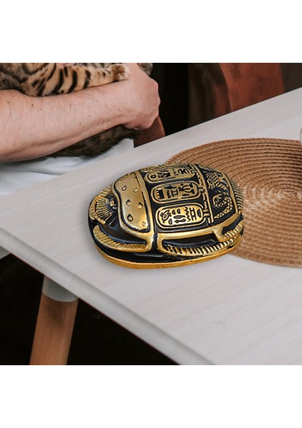 Zarif Muska Bokböceği Dekorasyon Kağıt Ağırlığı Heykel Süsleme 8.5X6X3 cm (Yurt Dışından) indirimleri