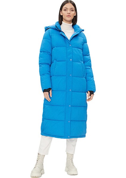 Onlann Premium Puffer Coat Kadın Günlük Mont 15287913-DIRECTOIRE-BLUE Mavi