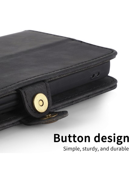 Apple iPhone 15 Pro Max Cüzdan Kılıf Kelebek Kabartmalı Pu Deri Kickstand Kart Yuvaları Flip Folyo Kapak (Yurt Dışından)