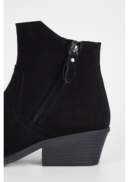 Kadın Siyah Süet Deri Casual Bot 231 2064 Bn Bot SK23/24 indirimleri