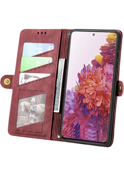 Samsung Galaxy S20 Fe Cüzdan Kılıf Kelebek Kabartmalı Pu Deri Kickstand Kart Yuvaları Flip Folyo Kapak (Yurt Dışından) indirimleri