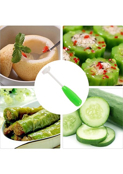 Resim Olarak Biber Biber Oyacağı Paslanmaz Çelik Kabak Salatalık Oyacakları Tırtıklı Kenarlı Özel Mutfak Aletleri Tohumları Kolayca Çıkarın (Yurt Dışından) indirimleri