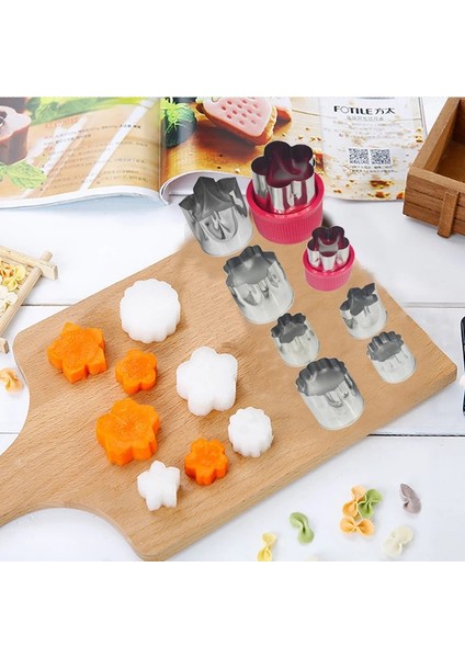 Walfos 8 Çiçek Walfos 8 Parça Paslanmaz Çelik Çiçek Yıldız Şekli Sebze Meyve Kesici Kalıp Kek Kurabiye Kesme Şekli Kek Pişirme Araçları (Yurt Dışından) indirimleri