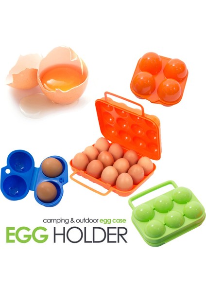 12 Izgara Açık Kamp Sofra Taşınabilir Kamp Piknik Barbekü Yumurta Kutu Konteyner Yumurta Saklama Kutuları Seyahat Mutfak Eşyaları Kamp Dişlisi (Yurt Dışından) fiyatları