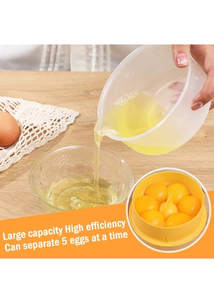 Turuncu Yumurta Beyaz Sarısı Ayırıcı Pişirme Aletleri Sarısı Filtresi Yumurta Bölücü Temizle Büyük Kapasiteli Taşınabilir Çevirme Depolama Mutfak Aksesuarları (Yurt Dışından) modelleri