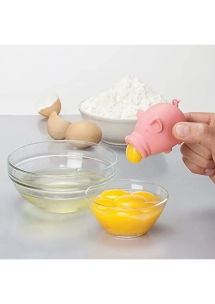 D006-FROG Bu Eğlenceli Domuz ve Kurbağa Yumurta Ayırıcıyla Mükemmel Bölünmüş Yumurtalar Yapın! (Yurt Dışından)