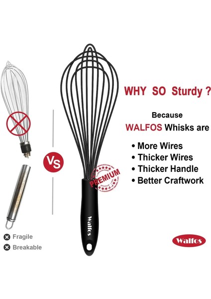3 Adet Walfos 1 Adet/3 Takım Çok Fonksiyonlu Döner Manuel Çırpma Mikser Mini Plastik Mutfak Çırpma Pişirme Aracı Silikon Çırpma Teli (Yurt Dışından) fırsatları