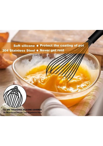 3 Adet Walfos 1 Adet/3 Takım Çok Fonksiyonlu Döner Manuel Çırpma Mikser Mini Plastik Mutfak Çırpma Pişirme Aracı Silikon Çırpma Teli (Yurt Dışından) indirimleri
