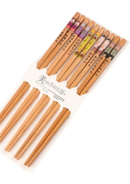 Stil 2 5 Çift Yeniden Kullanılabilir Çin Klasik Ahşap Çubuklarını Geleneksel Vintage El Yapımı Doğal Çiçek Bambu Çubuklarını Suşi Araçları (Yurt Dışından) modelleri