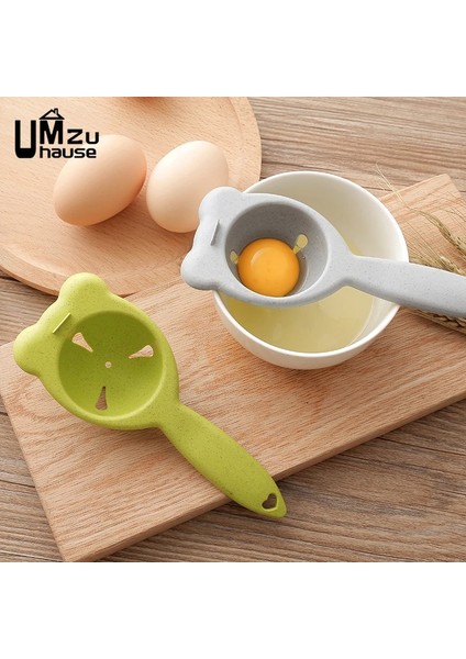 Buff Sevimli Yumurta Beyazı Sarısı Ayırıcı Tutucu Mutfak Kek Araçları Şeffaf Sıvı Filtresi Gadget Akşam Yemeği Pişirme Elek Bölücü Taşınabilir Depolama (Yurt Dışından)