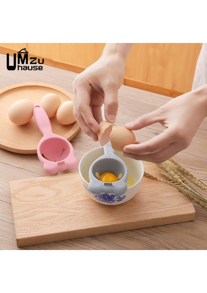 Buff Sevimli Yumurta Beyazı Sarısı Ayırıcı Tutucu Mutfak Kek Araçları Şeffaf Sıvı Filtresi Gadget Akşam Yemeği Pişirme Elek Bölücü Taşınabilir Depolama (Yurt Dışından) fiyatları