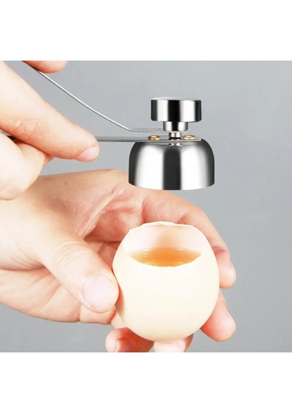 S Yumurta Makası Ergonomik Saplı Yumurta Kabuğu Kraker Haşlanmış Yumurta Topper Kesici Kabuk Kraker (Yurt Dışından)