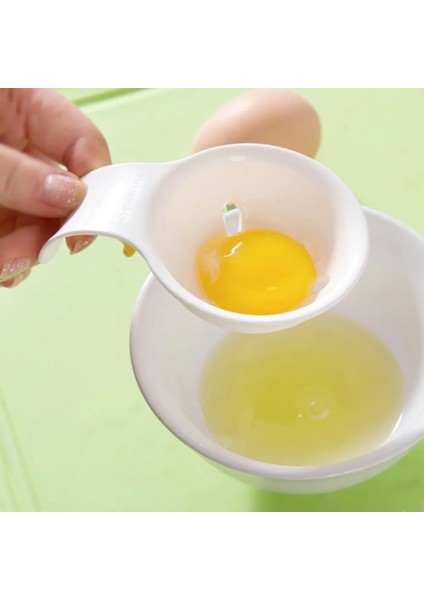 Açık Kırmızı 1 Takım Plastik Yumurta Beyaz Sarısı Ayırıcı Ev Yumurta Bölücü Mutfak Pişirme Yumurta Aracı Filtre Yumurta Ayırıcı Alet Mutfak Aksesuarları (Yurt Dışından)