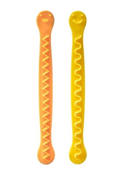 Çok Renkli 2 Adet Yumurta Dilimleyici Yapışmaz Kaymaz Kesmesi Kolay Yüksek Mukavemetli Kesme Dalgalı/testere Dişi Şekli Gıda Sınıfı Yumurta Kesici Mutfak Gadget'ı (Yurt Dışından)