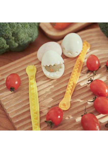 Çok Renkli 2 Adet Yumurta Dilimleyici Yapışmaz Kaymaz Kesmesi Kolay Yüksek Mukavemetli Kesme Dalgalı/testere Dişi Şekli Gıda Sınıfı Yumurta Kesici Mutfak Gadget'ı (Yurt Dışından) modelleri