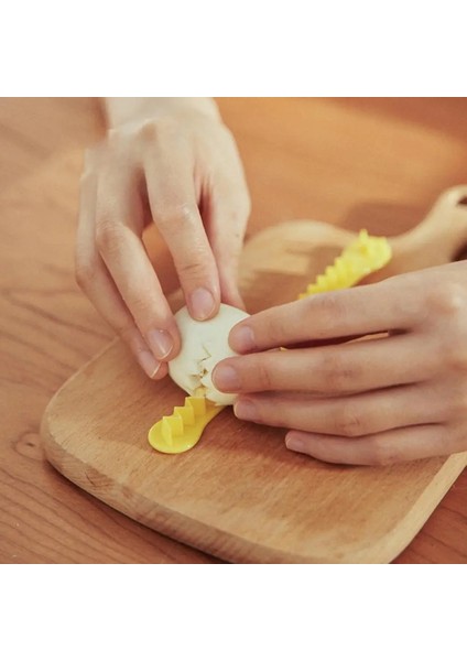 Çok Renkli 2 Adet Yumurta Dilimleyici Yapışmaz Kaymaz Kesmesi Kolay Yüksek Mukavemetli Kesme Dalgalı/testere Dişi Şekli Gıda Sınıfı Yumurta Kesici Mutfak Gadget'ı (Yurt Dışından) indirimleri