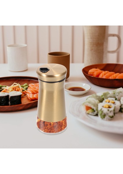 Rastgele Renk Tuz Mutfak Çalkalayıcı Baharat Biber Çalkalayıcılar Dağıtıcı Eşyaları Konteyner Şişeleri Çelik Paslanmaz Şeker Kavanoz Kavanoz (Yurt Dışından) indirimleri