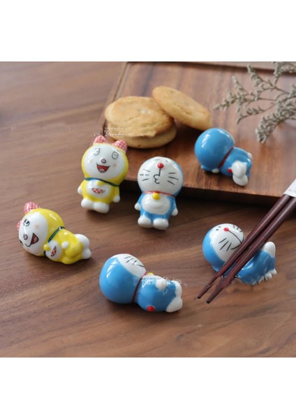 G Kawaii Çubuk Tutucu Karikatür Sevimli Çubuklarını Standı Seramik Çubuklarını Dinlenme Diy Ev Restoran Yemek Masası Aksesuarları (Yurt Dışından)